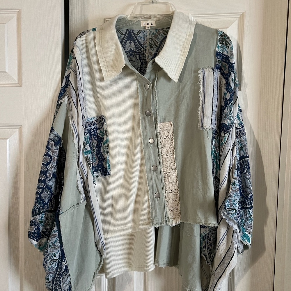 POL Multicolor Patchwork Shirt - image 5